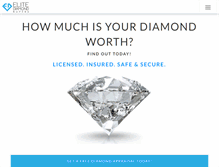 Tablet Screenshot of elitediamondbuyers.com